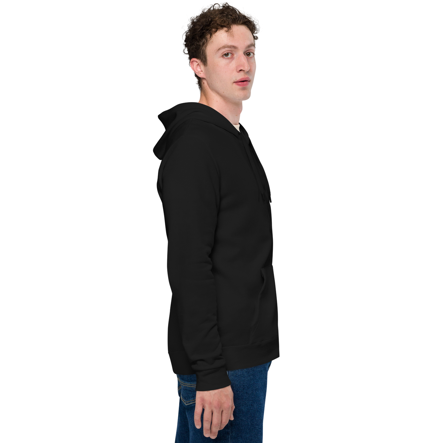 Unisex basic zip hoodie